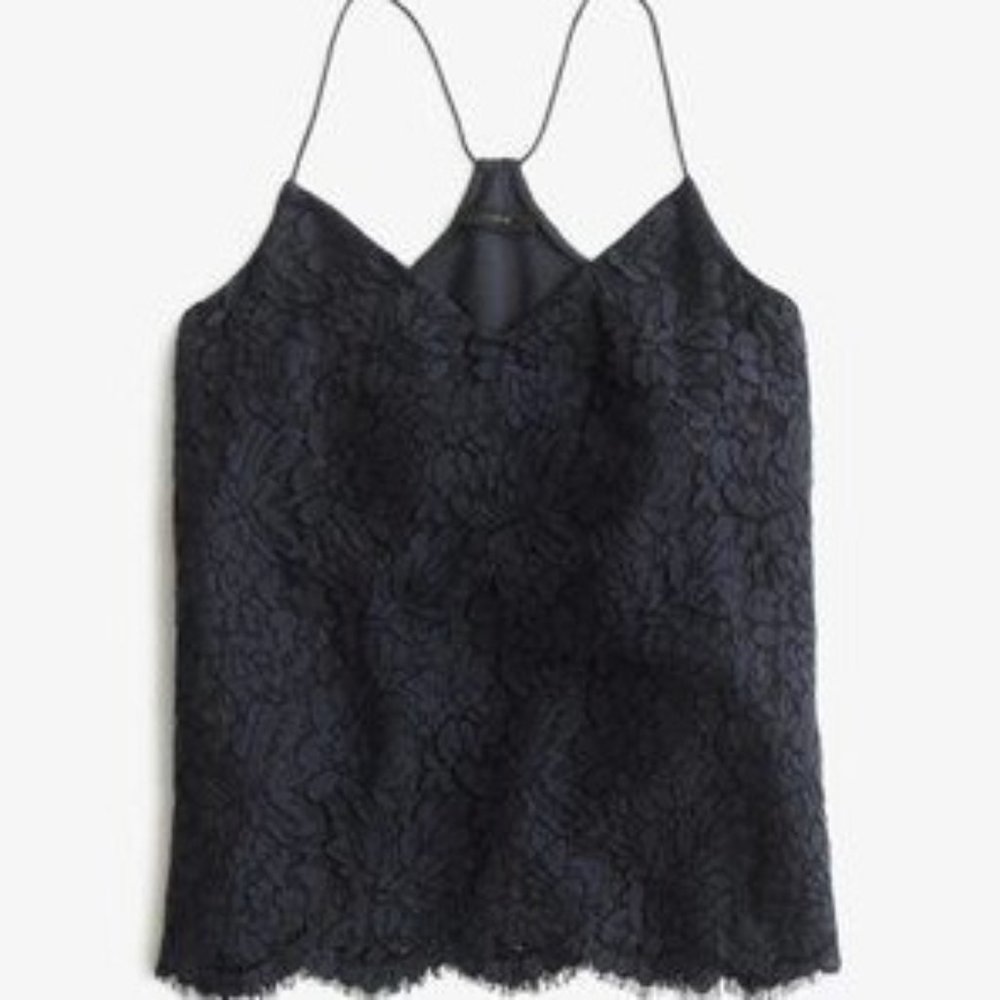 J.Crew Carrie Cami in Floral Lace